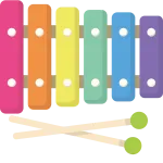 Xylophone SVG Icon